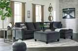 Abinger 3-Piece Sectional with Ottoman (Right-Arm Facing Corner Chaise, Left-Arm Facing Sofa Sleeper, Oversized Accent Ottoman)