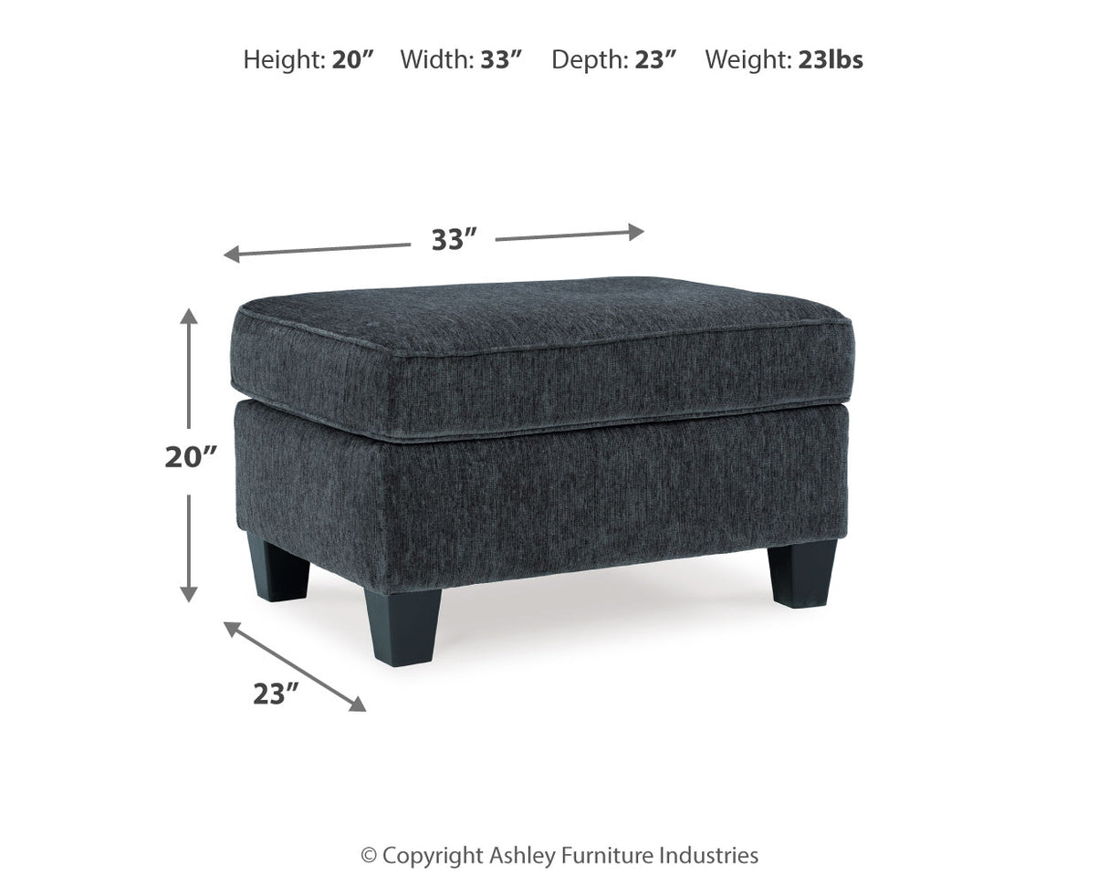 Abinger Ottoman (Color: Smoke)