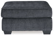 Altari Oversized Accent Ottoman (Color: Slate)