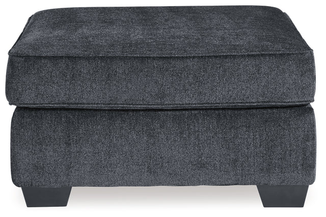 Altari Oversized Accent Ottoman (Color: Slate)