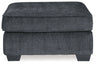 Altari Oversized Accent Ottoman (Color: Slate)