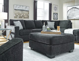 Altari 3-Piece Sectional with Ottoman (Oversized Accent Ottoman, Left-Arm Facing Corner Chaise, Right-Arm Facing Sofa)
