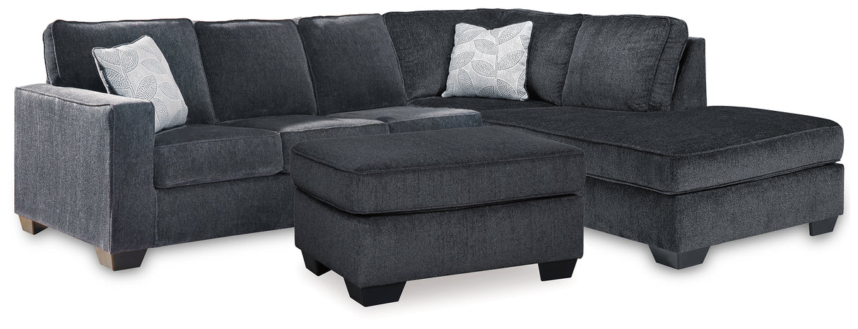 Altari 2-Piece Sleeper Sectional and Ottoman