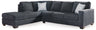 Altari 2-Piece Sectional with Chaise (Color: Slate)
