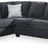 Altari 2-Piece Sectional with Chaise (Color: Slate)
