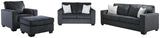 Altari 4-Piece Sofa, Loveseat, Chair and Ottoman (Ottoman, Chair, Loveseat, Sofa)