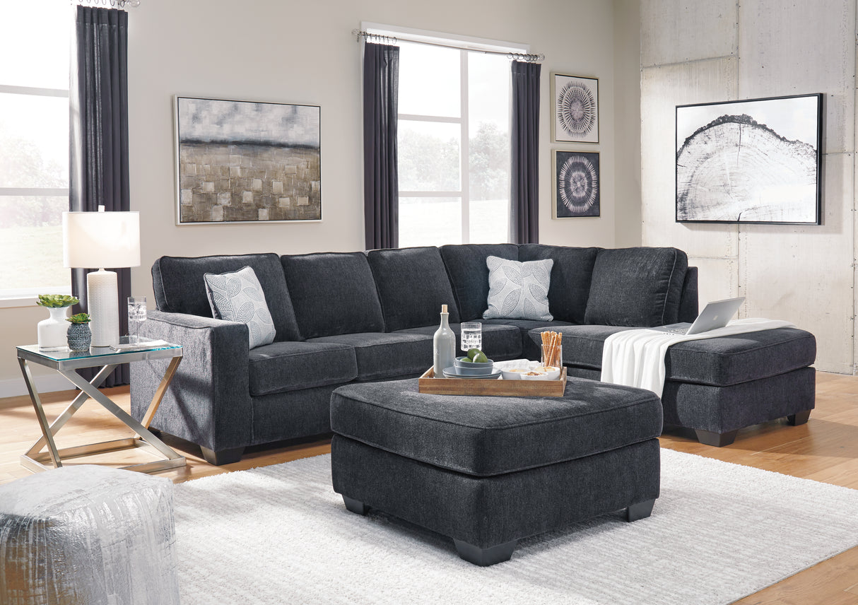 Altari 2-Piece Sectional with Chaise (Color: Slate)