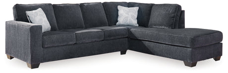 Altari 2-Piece Sleeper Sectional with Chaise (Color: Slate)