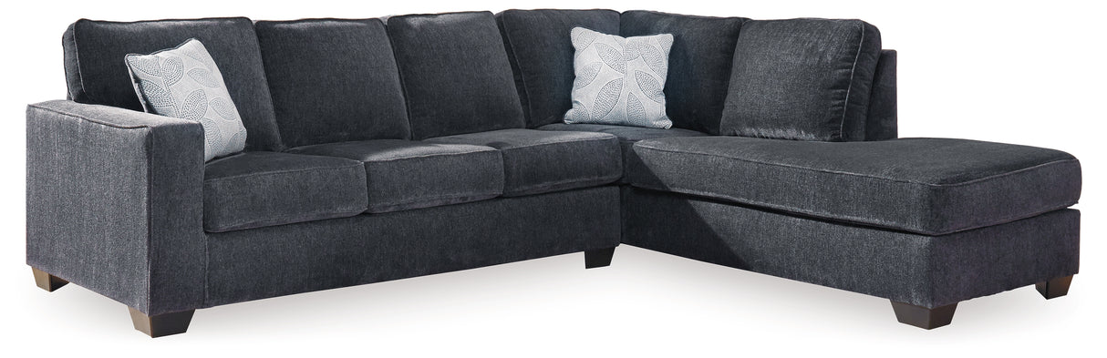 Altari 3-Piece Sectional with Ottoman (Oversized Accent Ottoman, Left-Arm Facing Corner Chaise, Right-Arm Facing Sofa)