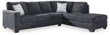 Altari 3-Piece Sectional with Ottoman (Oversized Accent Ottoman, Left-Arm Facing Corner Chaise, Right-Arm Facing Sofa)
