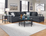 Altari 2-Piece Sleeper Sectional with Chaise (Color: Slate)