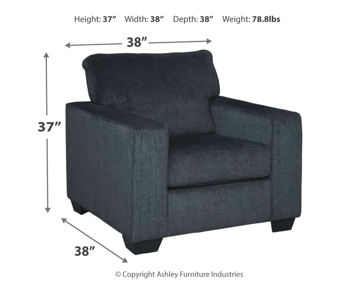 Altari 2-Piece Chair and Ottoman (Ottoman, Chair)