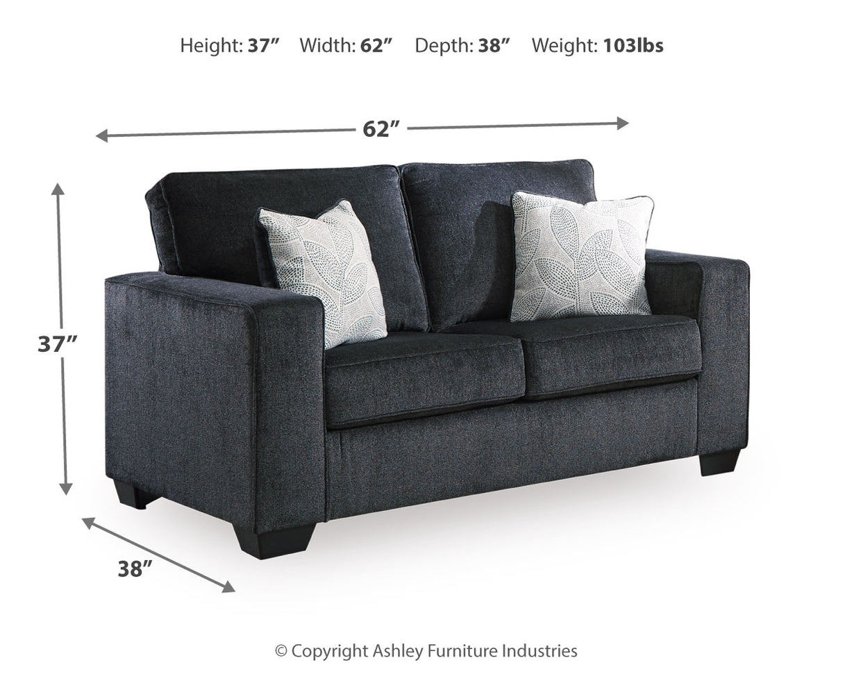 Altari Loveseat (Color: Slate)