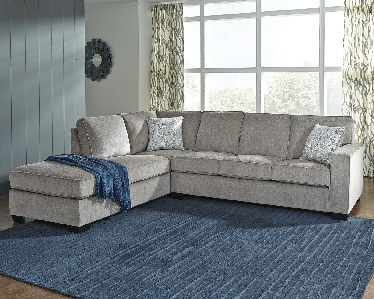 Altari 2-Piece Sectional with Chaise (Color: Alloy)
