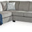 Altari 2-Piece Sectional with Chaise (Color: Alloy)
