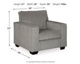 Altari Chair (Color: Alloy)