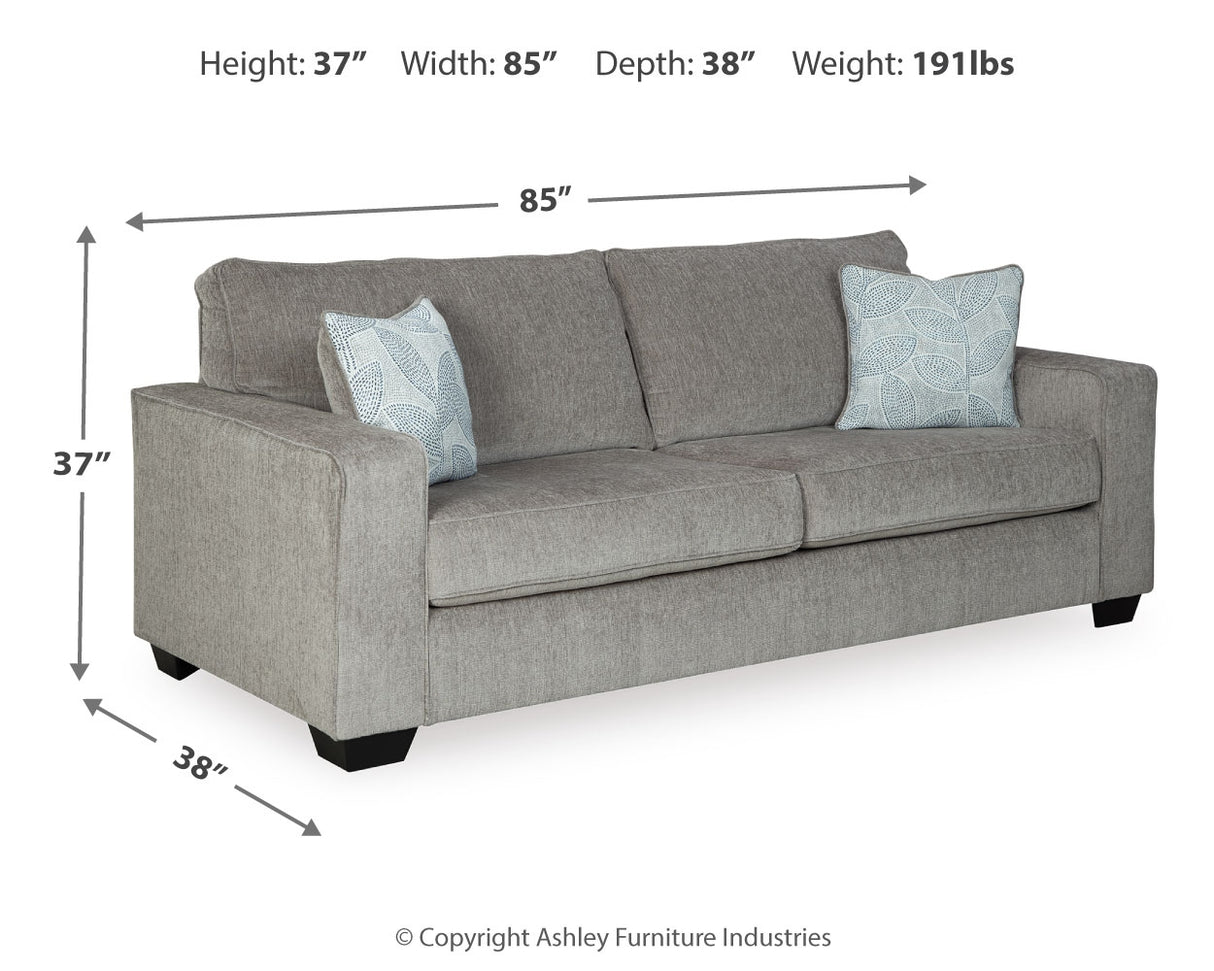 Altari Queen Sofa Sleeper (Color: Alloy)