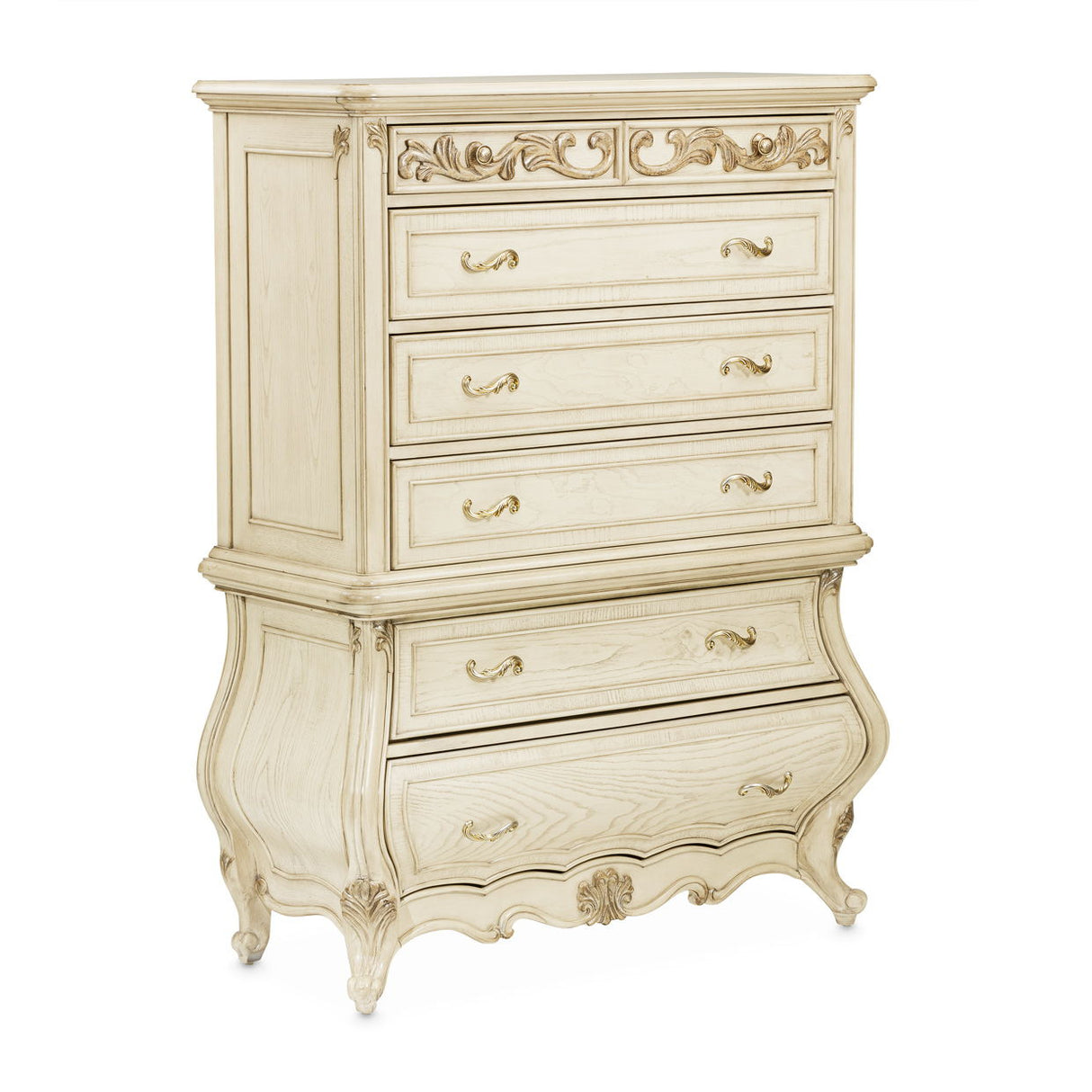 Platine de Royale - 6-Drawer Chest - Champagne