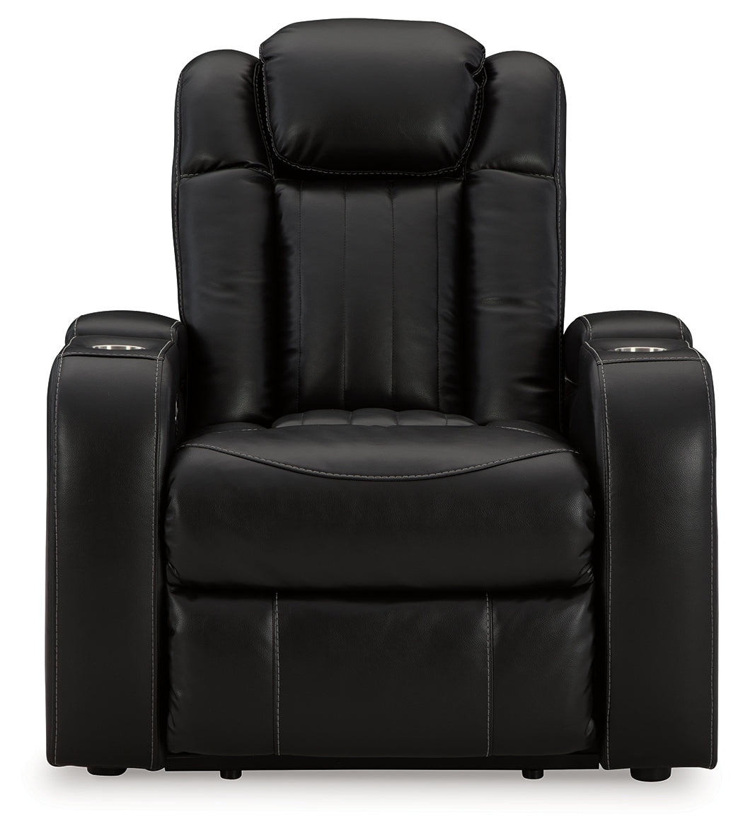 Caveman Den 3-Piece Sofa, Loveseat and Recliner (Power Reclining Sofa, Power Reclining Loveseat with Console, Power Recliner)