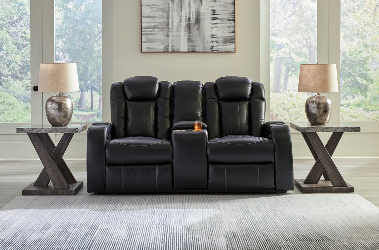 Caveman Den Power Reclining Sofa, Loveseat and Recliner