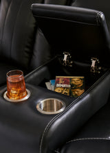 Caveman Den 2-Piece Sofa and Loveseat (Power Reclining Sofa, Power Reclining Loveseat with Console)