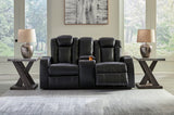 Caveman Den 3-Piece Sofa, Loveseat and Recliner (Power Reclining Sofa, Power Reclining Loveseat with Console, Power Recliner)
