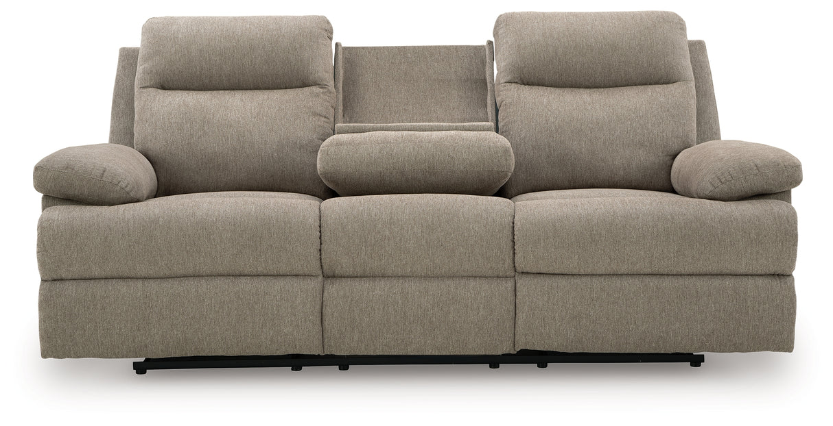 Side-Swipe Reclining Sofa and Loveseat