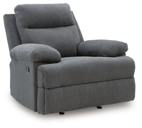 Side-Swipe Recliner (Color: Charcoal)