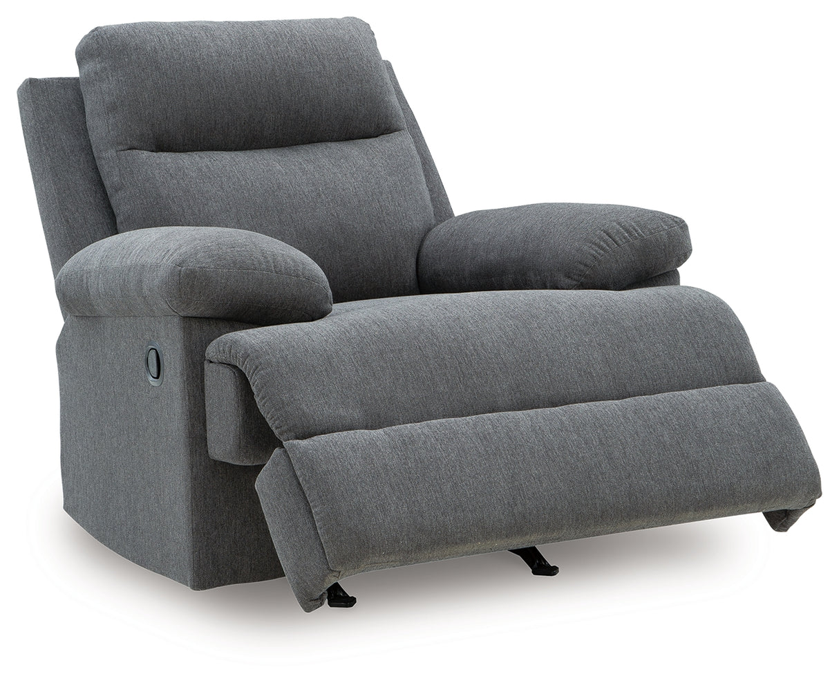 Side-Swipe Recliner (Color: Charcoal)