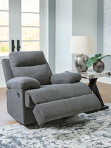 Side-Swipe Recliner (Color: Charcoal)