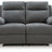Side-Swipe Reclining Loveseat (Color: Charcoal)