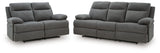 Side-Swipe Reclining Sofa and Loveseat