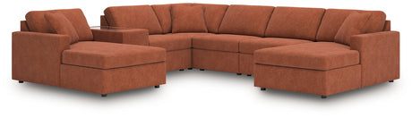 Modmax 7-Piece Sectional (Color: Spice)