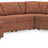 Modmax 8-Piece Sectional with Chaise (Color: Spice, Sectional Orientation: Left Arm Facing)