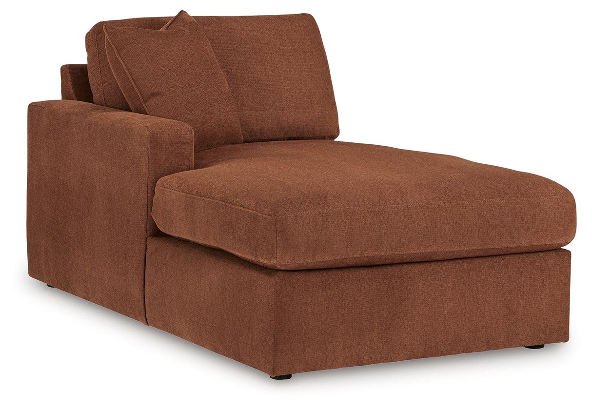 Modmax 6-Piece Sectional with Chaise (Color: Spice, Sectional Orientation: Left Arm Facing)