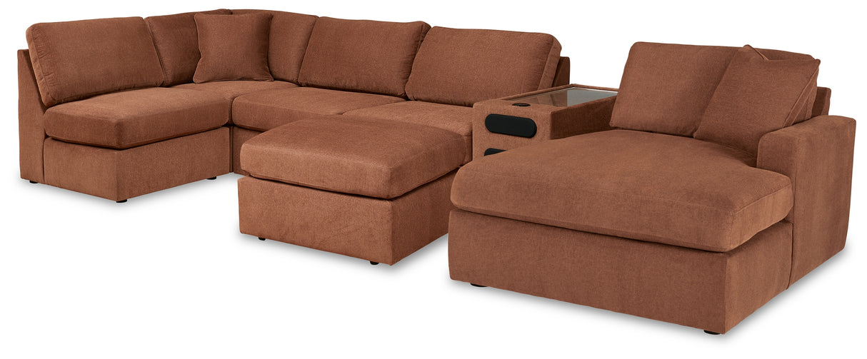 Modmax 6-Piece Sectional with Chaise and Ottoman