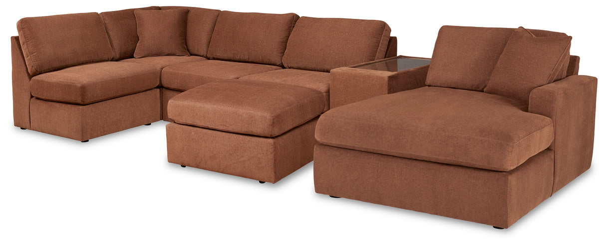 Modmax 6-Piece Sectional with Chaise and Ottoman