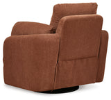 Modmax Swivel Glider Recliner (Color: Spice)
