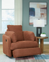 Modmax Swivel Glider Recliner (Color: Spice)