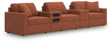 Modmax 5-Piece Sectional with Audio System (Color: Spice)