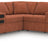 Modmax 7-Piece Balanced Sectional with Audio and Storage Consoles (Color: Spice)