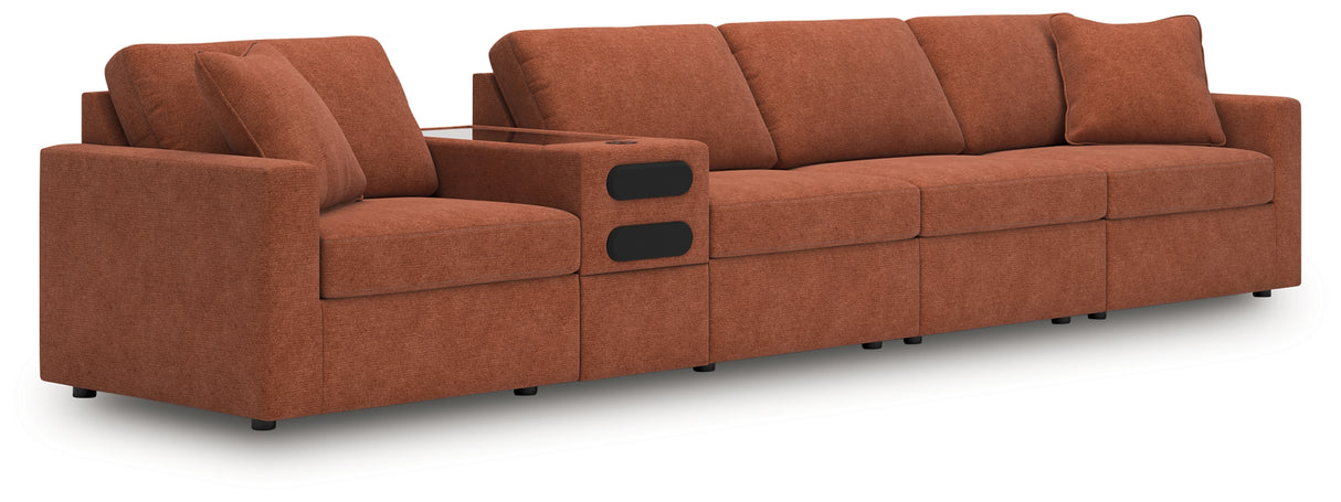 Modmax 5-Piece Sectional (Color: Spice)