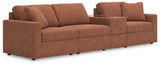 Modmax 4-Piece Sectional (Color: Spice)