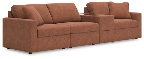 Modmax 4-Piece Sectional (Color: Spice)
