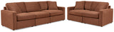 Modmax 5-Piece Sofa and Loveseat (Armless Chair, Left-Arm Facing Corner Chair, Right-Arm Facing Corner Chair, Left-Arm Facing Corner Chair, Right-Arm Facing Corner Chair)