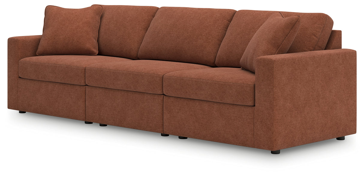Modmax 3-Piece Sectional (Color: Spice)