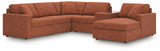 Modmax 6-Piece Sectional with Chaise (Color: Spice, Sectional Orientation: Right Arm Facing)