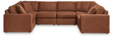 Modmax 6-Piece Sectional (Color: Spice)