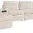 Modmax 5 Piece Sectional with Audio Console (Color: Oyster)