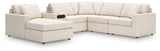 Modmax 6-Piece Sectional with Audio System and Chaise (Color: Oyster, Sectional Orientation: Left Arm Facing)
